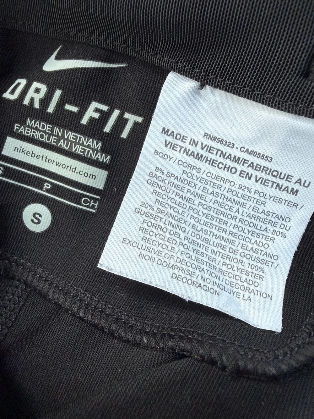 Nike Black Training Joggers with Drawcord